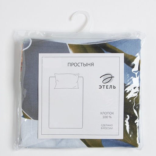 Простыня Этель Кувшинки150х220 см  фото 4