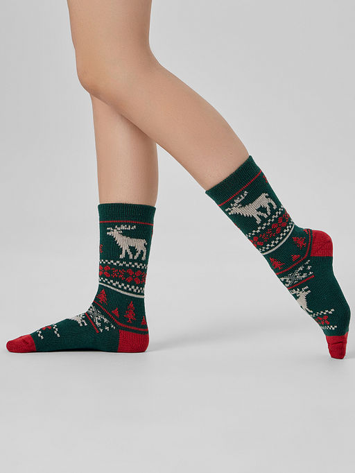 Цена за 5 пар! Теплые НОСКИ ЖЕНСКИЕ - Mark formelle фото 3