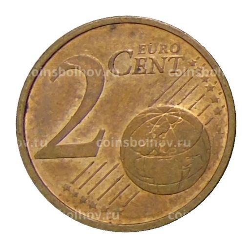 Монета 2 евроцента 2002 года D Германия