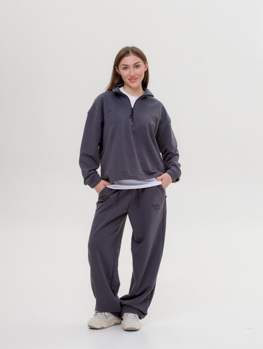 327 Костюм-трансформер с утяжками, графит - Knitka wear фото 3