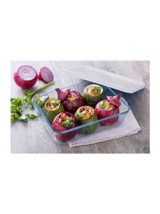 Форма для запекания и выпечки с крышкой COOK&FREEZ 2.6л 25x19x8см прямоугольная