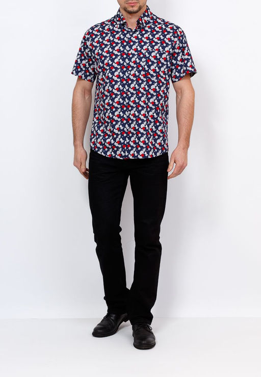 Сорочка мужская короткий рукав CASINO c213/05/12864/Z/C/1  фото 3