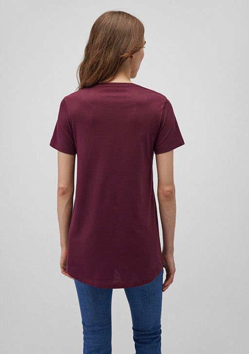 K?rm?z? Basic Tisort - Mavi фото 4