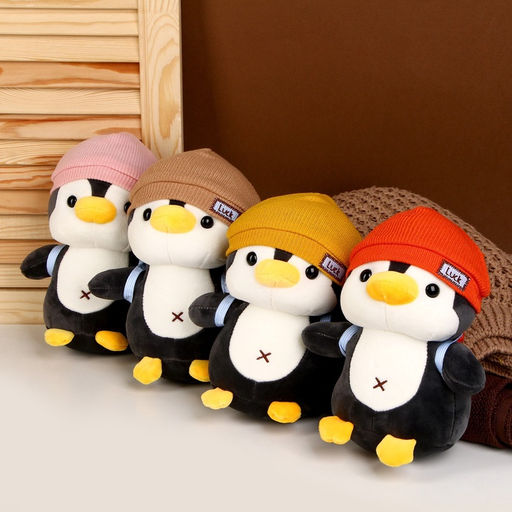 Мягкая игрушка Пингвин, в шапке, МИКС - Simaland фото 7