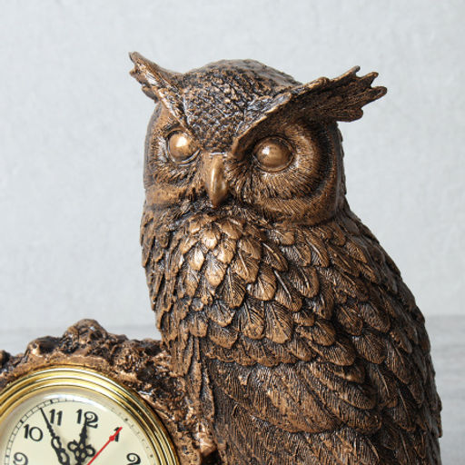 Часы статуэтка Сова 26 см / 3690A /уп 20/ - Галеонтрейд фото 4