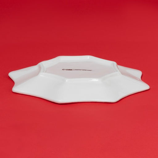 Тарелка керамическая Доляна «Волшебное дерево», керамика, 20×2.2 см, цвет белый