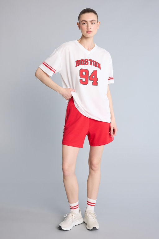 Overs_ze Bask_l_ Mesh Forma Kuma_ Ti__rt - Defacto фото 2