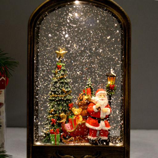 Светильник настольный новогодний 13х7х34 см / NG206-37 /уп 6/ музыкальный - Галеонтрейд фото 5