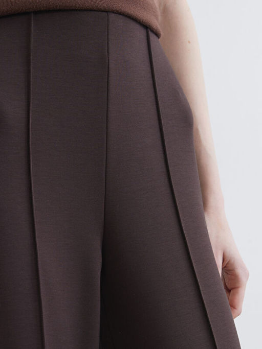 Y?ksek Bel Geni? Pa?a Kad?n Pantolon