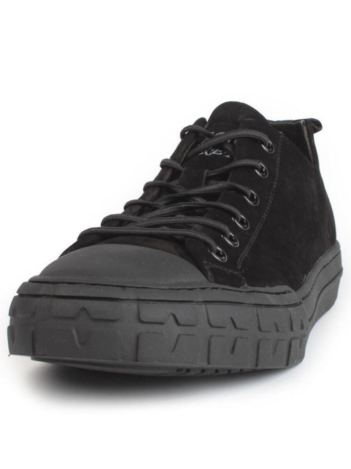 03-N72699-1 BLACK Полуботинки спортивные мужские (натуральная замша)