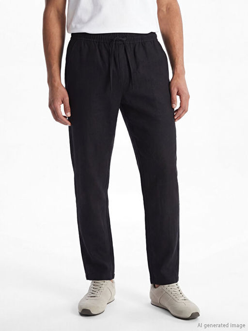Брюки мужские regular fit леноподобные