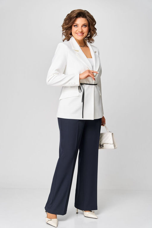 Костюм Aira Style 24237 Молочно-синий