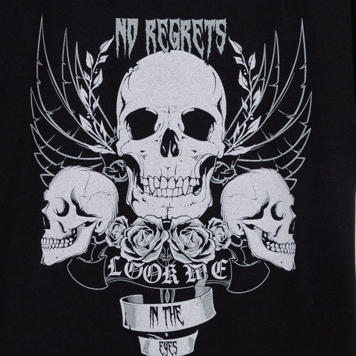 Футболка мужская KAFTAN Skull, размер 56, хлопок 100%, чёрная