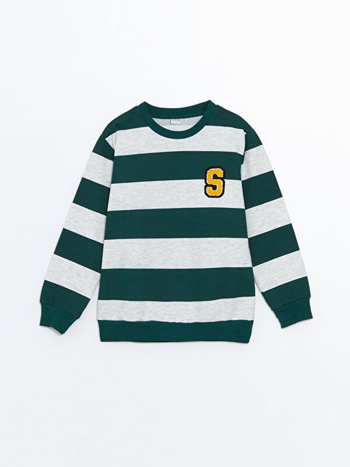 Bisiklet Yaka Erkek ?ocuk Sweatshirt