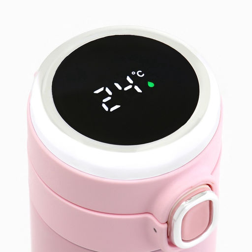 Термос, 420 мл, Beauty, сохраняет тепло 8 ч, с термометром