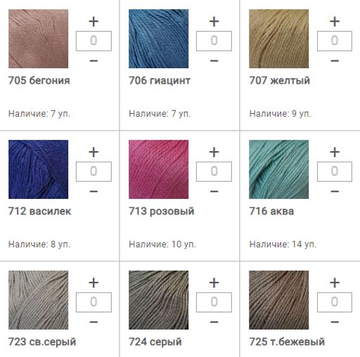 Цена за 5 мотков пряжи Cotton Royal