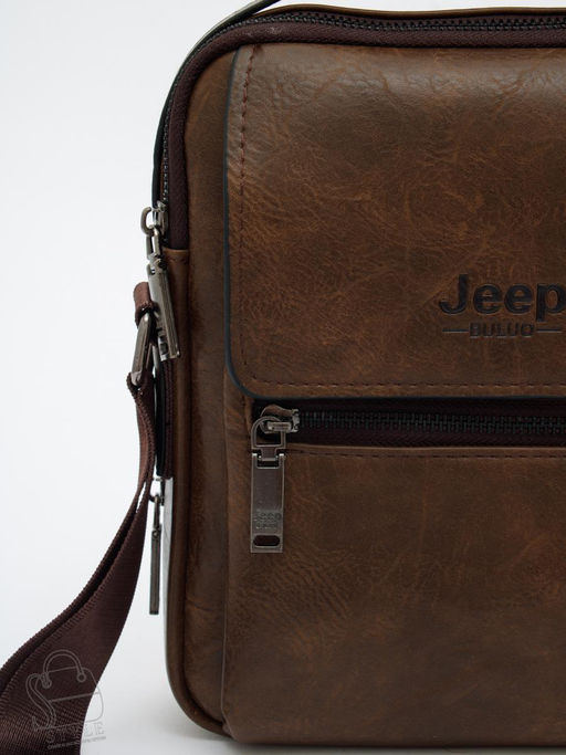 Сумка мужская 6638-2 coffee Jeep в Новосибирске