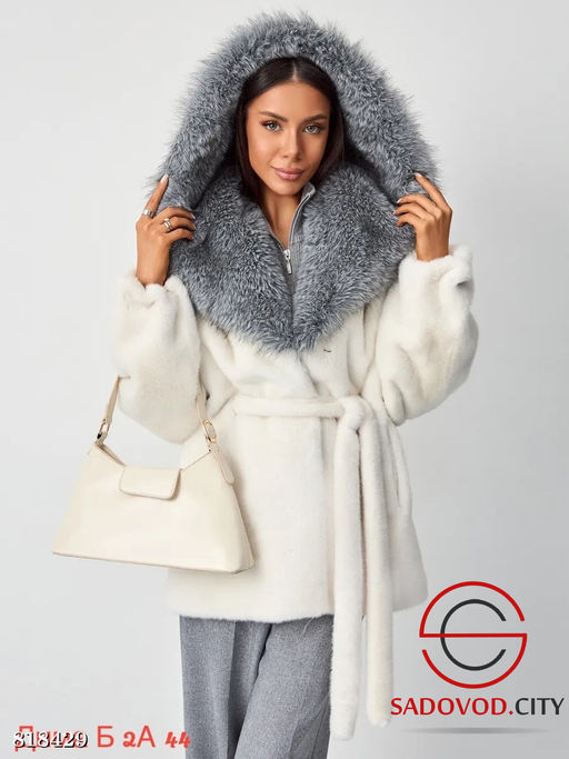 Шуба женская из искусственного меха