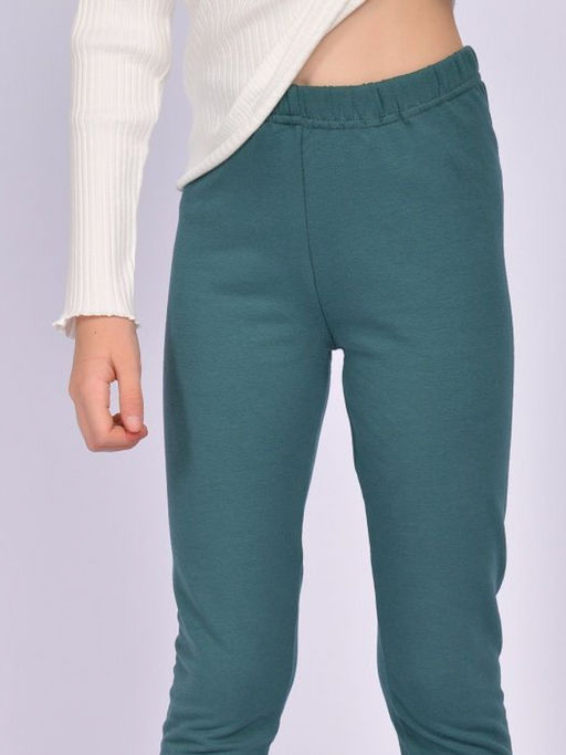 BK1525L.С3 Лосины для девочки утепленные - Almond фото 3