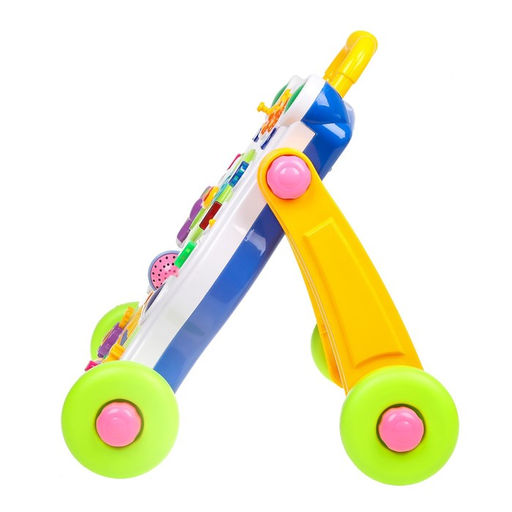 Развивающая каталка-ходунки Первые шаги, световые и звуковые эффекты - Zabiaka фото 3