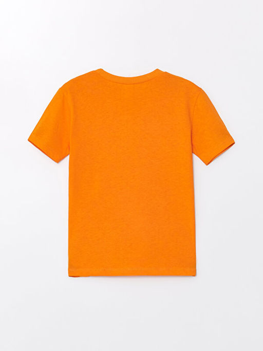 Bisiklet Yaka K?sa Kollu Bask?l? Erkek Bebek Ti??rt - Waikiki фото 2