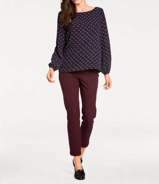 Блузка, сине-бордовая - Ashley brooke фото 3