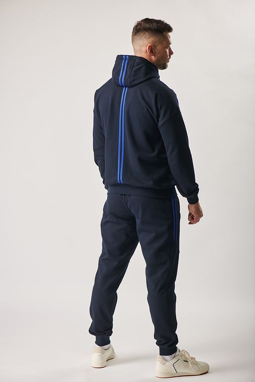 Спортивный костюм М-3118: Тёмно-синий / Электрик - Relay фото 3