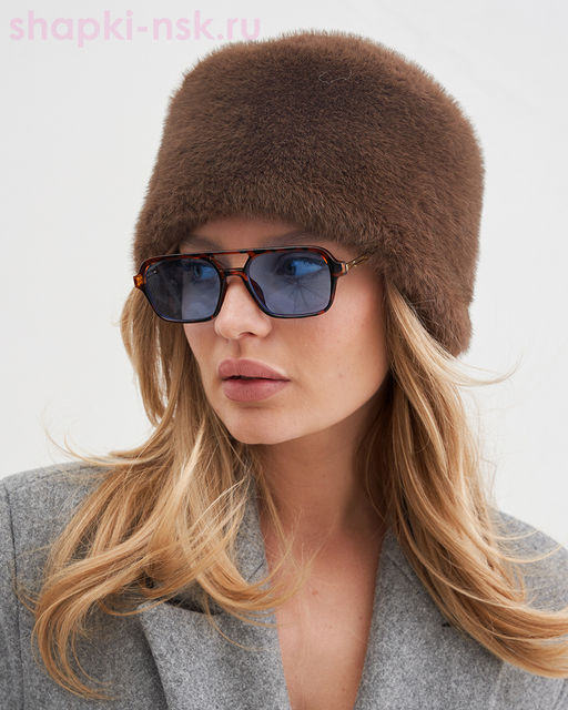 Люси экомех норка Кубанка женская флис (56-57)