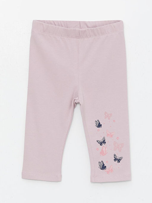 Beli Lastikli Bask?l? K?z Bebek Tayt 2li - Waikiki фото 2