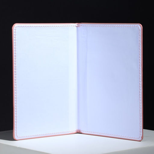 Обложка для паспорта Passport, ПВХ блестящая, цвет розовый - Simaland фото 2