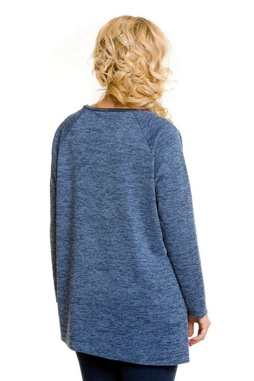 Туника 707 синий меланж - Novita фото 2