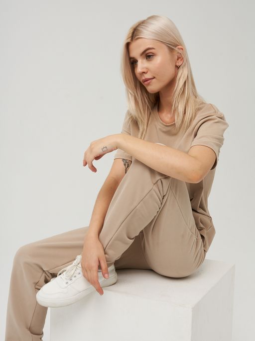 Брюки женские BY222-30012/3. ТФ104/К104 латте/латте