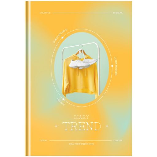 Ежедневник BG недатир. А5 160л. "Trend" ("BG", Ен5т160_лм 11258) матовая ламинация