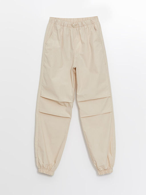 Beli Lastikli K?z ?ocuk Jogger Pantolon