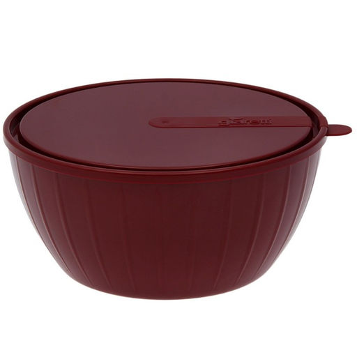 Салатник с крышкой Giaretti Vanilla, 2.8 л, пластик, МИКС