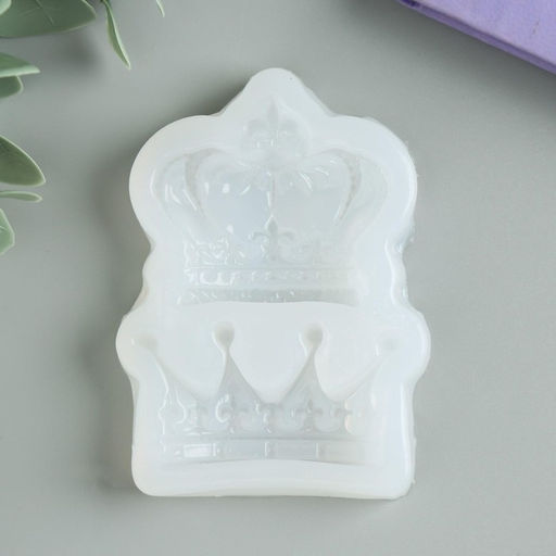 Цена за 2 шт. Молд силикононовый «Короны» 1 х 7 х 5 см