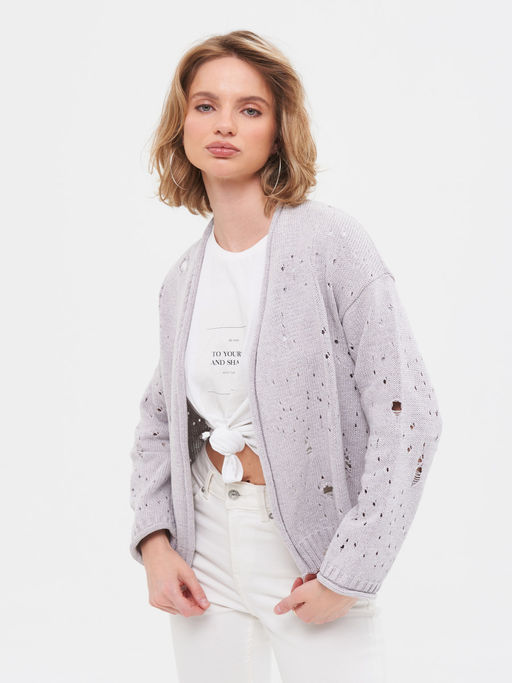 Кардиган л1342 бежевый - Стим фото 5