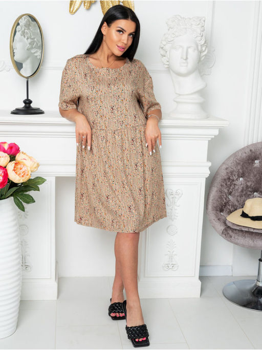 Платье Карамель сухая роза - София фото 9