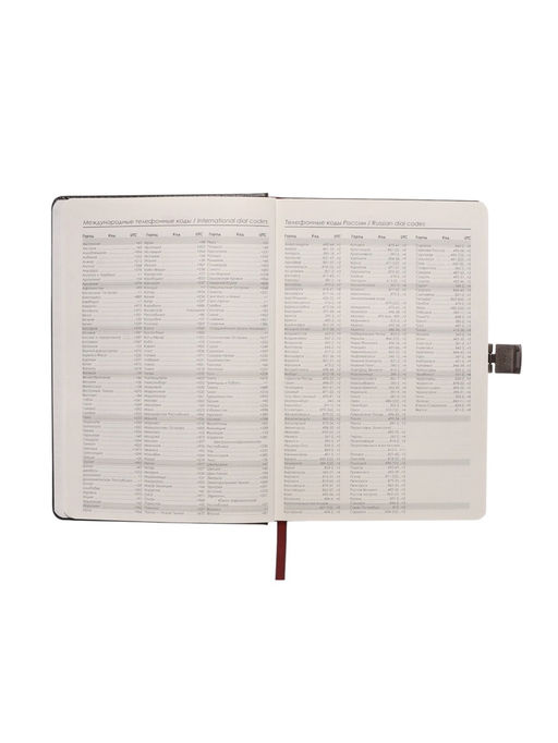 Ежедневник недатированный А5, 80 листов, обложка ПВХ, с хлястиком, чёрный