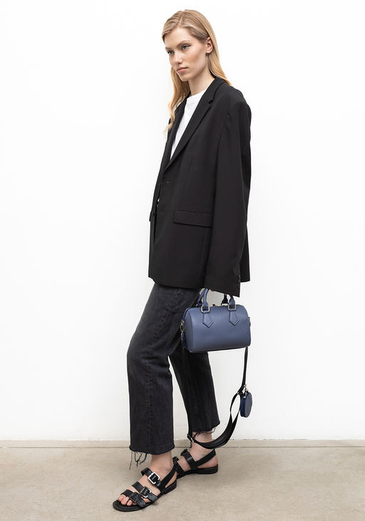 Сумка Модель №1513 | кожзам | зернистая | синий | Р831-42 | 33034 - L-craft фото 4