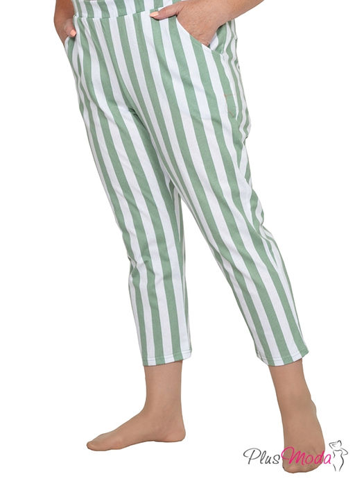 Брюки-капри Модель №1282 размеры 44-84 - Plusmoda фото 2