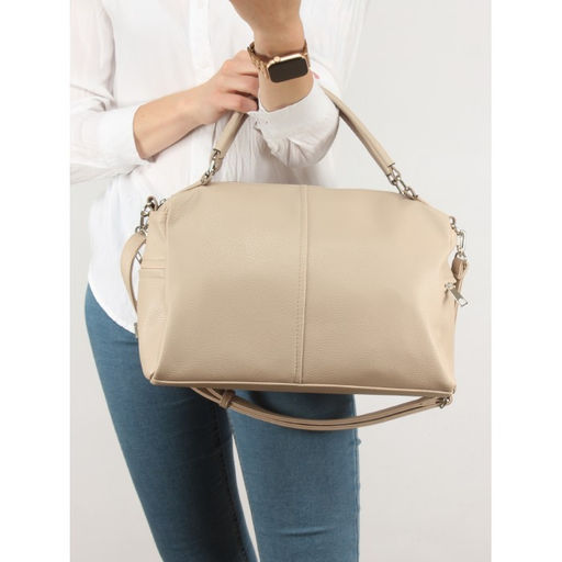 Сумка женская искусственная кожа ADEL-152/2в/ММ, 1отд, плеч/ремень, бежевый флотер 253314 - Adelia фото 5