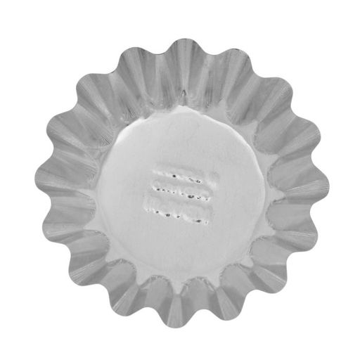 Цена за 15 шт. Форма для выпечки кекса, d=9.5 см, жесть, серебрситая