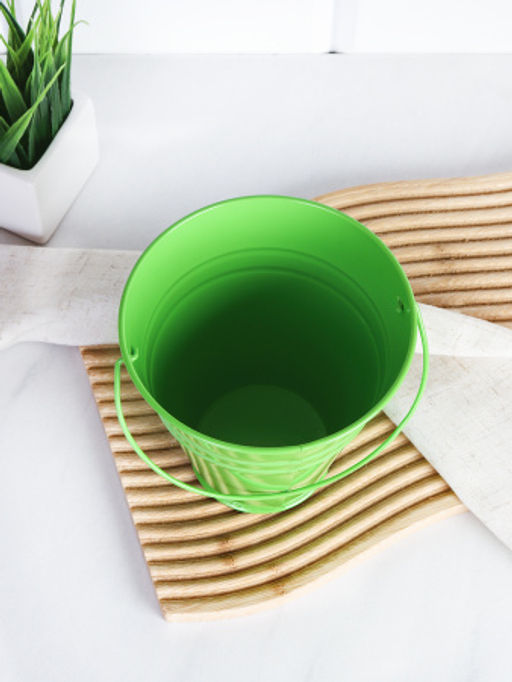 Ведерко для сервировки 12х13х6,5см / G-YW29841 /уп 144/ Зеленое - ГалеонТрейд фото 4