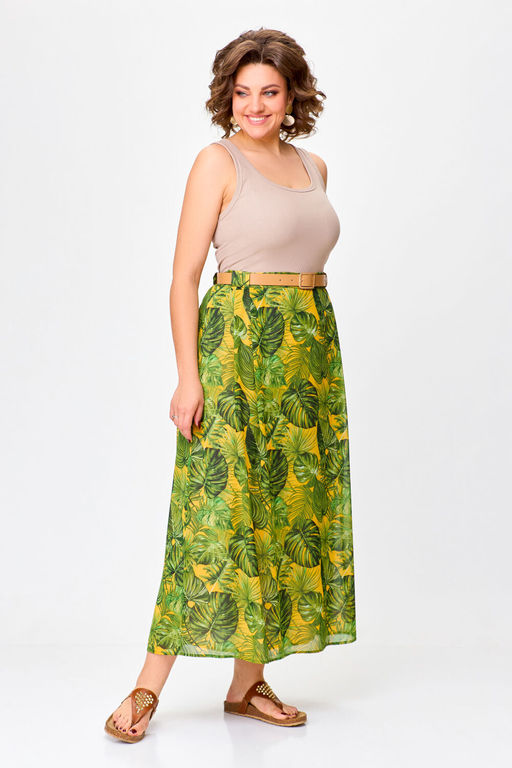 Блуза Swallow 803.2 черный+серебряный узор фото 190