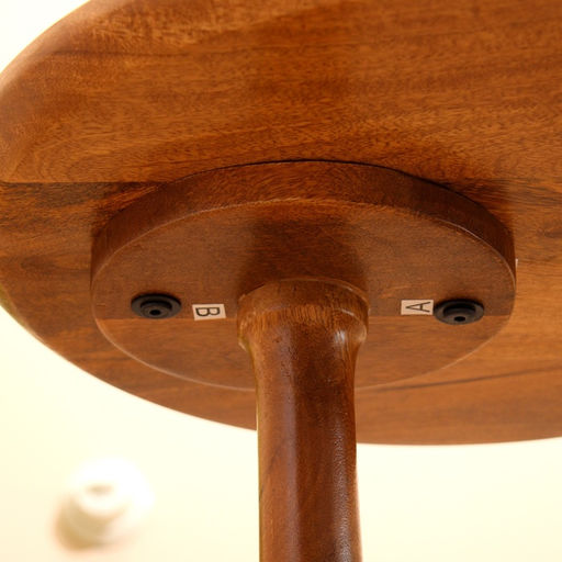 Столик кофейный, 39×39×54 см, манговое дерево