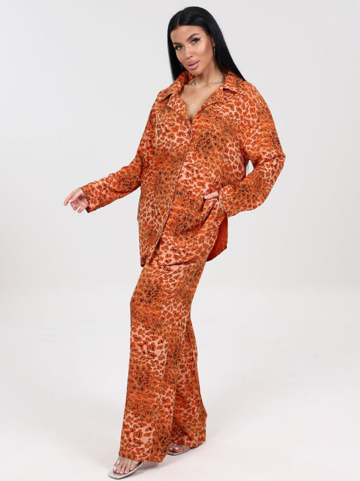 533 ЖЕНСКИЙ КОСТЮМ (брюки) (Оранжевый) - А-дина фото 4