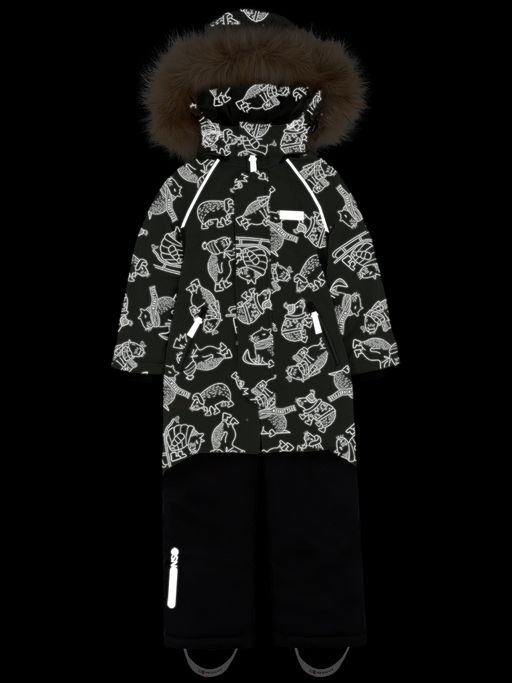 Комбинезон 8з1924 хаки/черный - Nikastyle фото 9