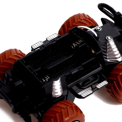 Джип DINO, радиоуправляемый , световые эффекты, работает от батареек, цвет коричневый