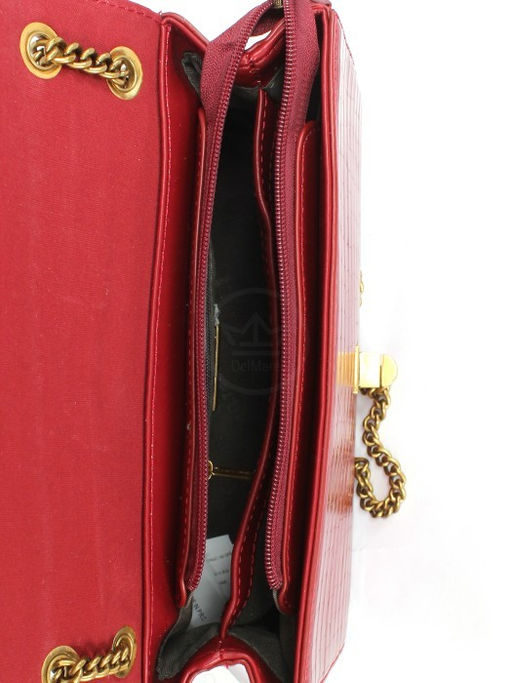 Сумка женская искусственная кожа DJ-7002-2-DARK BORDEAUX, 2отд, плечевой ремень (цепочка), бордо SALE 255999 - Adelia фото 8